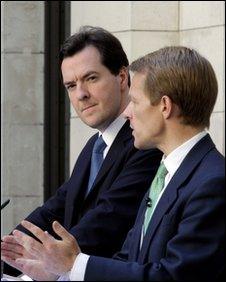 George Osborne and David Laws