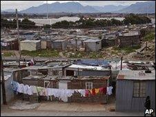 The township of Khayelitsha near Cape Town, South Africa