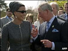 Sheikha Mozah bint Nasser Al Missned, Consort of the Emir of Qatar and Prince Charles