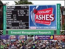 The big screen at Headingley