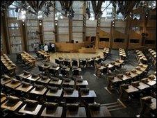 Scottish Parliament chamber