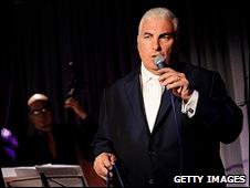 Mitch Winehouse on stage