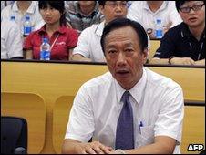 Foxconn chairman Terry Gou in Shenzhen, China (26 May 2010)