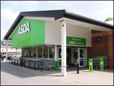 Asda store front