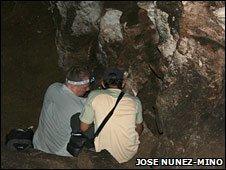 Inside a cave in the Dominican Republic (Jose Nunez-Mino)