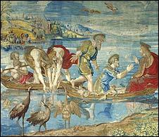 The Miraculous Drought of Fishes by Raphael