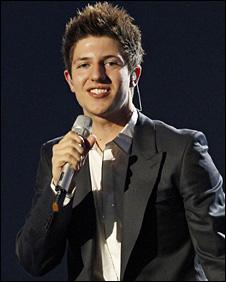 Josh Dubovie, UK entrant in Eurovision 2010