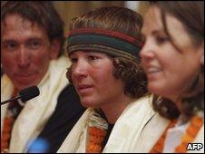 Jordan Romero in Kathmandu, 27 April 2010