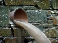 A Combined Sewer Overflow pipe