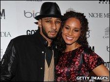 Swizz Beatz and Alicia Keys