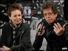 Lou Reed and his artist wife Laurie Anderson