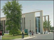 Artist's impression of one of the new buildings