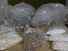 Drugs seized by police