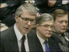 John Major in the House of Commons