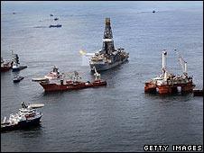 Deepwater Horizon spill site