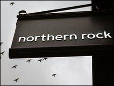 Northern Rock sign