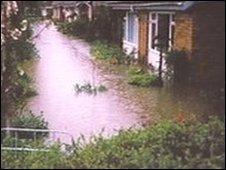 Flood scene in Peopleton