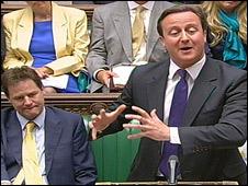 Nick Clegg and David Cameron