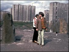 Standing stones in Sighthill