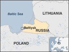 Russia/Kaliningrad map