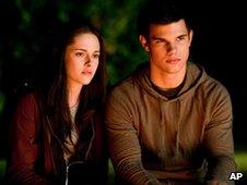 Kristen Stewart and Taylor Lautner