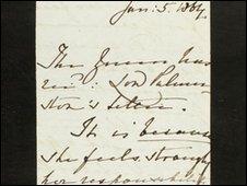 Letter from Queen Victoria to Lord Palmerston 5 January 1864