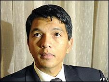 Madagascar army-backed leader Andry Rajoelina