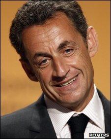 French President Nicolas Sarkozy