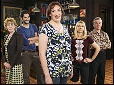 The cast of Miranda