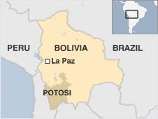 Bolivia map