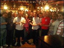 Labour LGBT Society in pub