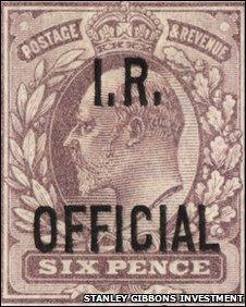 1904 6d Pale Dull Purple (I.R. Official) stamp