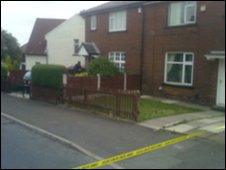 Scene of shooting in Great Lever