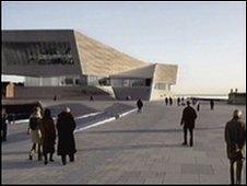 Artist's impression of the Museum of Liverpool