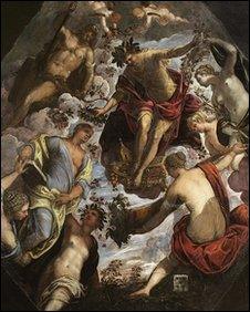 Apollo And The Muses by Jacopo Tintoretto. Copyright: National Trust/PA Wire