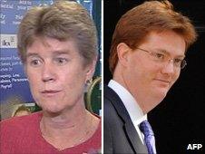 Jane Hutt and Danny Alexander