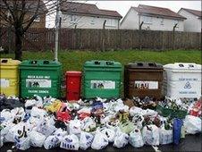 Bottle recycling banks