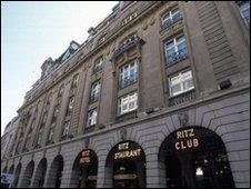 The Ritz Hotel in London