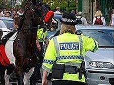 Police at Appleby Horse Fair