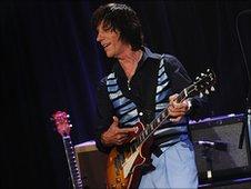 Jeff Beck performs at the Iridium Jazz Club