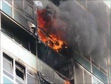 Lakanal House flames