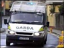 Irish police van