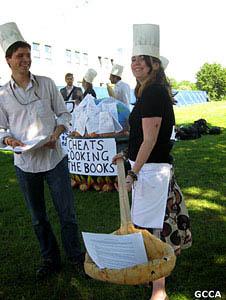 Protesters outside the UN Climate Convention in Bonn