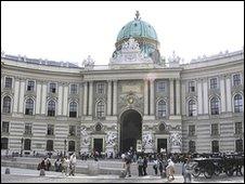 Hofburg palace in Vienna