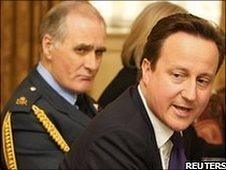 Sir Jock Stirrup and David Cameron