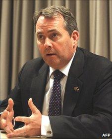 Defence Secretary Liam Fox