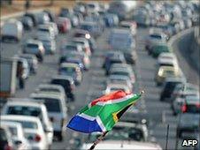 Heavy traffic near opening World Cup game