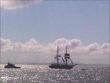 The Stavros Niarchos out in Cardiff Bay