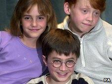 Emma Watson, Rupert Grint and Daniel Radcliffe