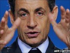 French President Nicolas Sarkozy